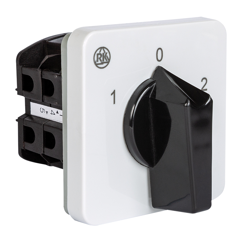 Переключатель BS 16 52 U, 2P, 20A, тип 1-0-2 (60°), 2NO на 1_2, на дверь, фронт IP40