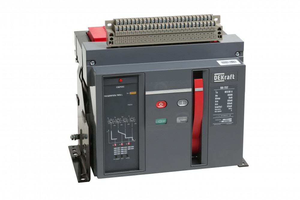 Воздушный авт. выкл. стационарный 3P 3200А 80кА р