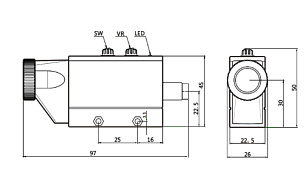 LANBAO SPM-TPR-WB Датчик контрастной метки