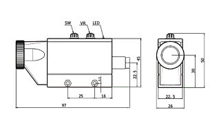 LANBAO SPM-TPR-WB Датчик контрастной метки