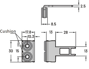 LANBAO ZJP-K2s ключ для замков безопасности