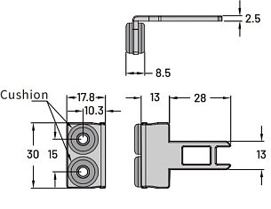 LANBAO ZJP-K2s ключ для замков безопасности