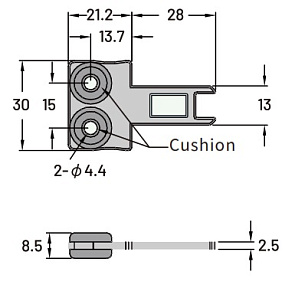 LANBAO ZJP-K1s ключ для замков безопасности