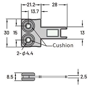 LANBAO ZJP-K1s ключ для замков безопасности