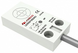 LANBAO LE50SN08DNO индуктивный датчик 25x10x50мм NPN NO 8мм кабель 2м