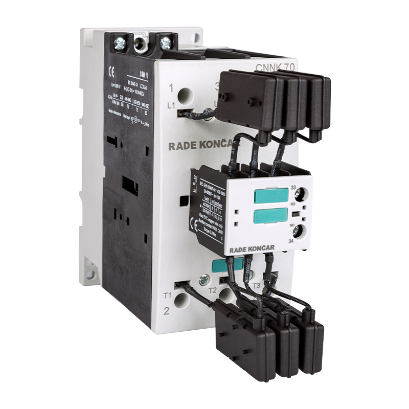 Контактор CNNK 70 10N 230V 50Hz, 3P, 101A, 70kVAr(400VAC по AC6-b), 230VAC, 1NO