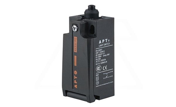 Выключатель концевой ALS3-P, 2NC мгнов., Ith=10A, 3A 240V AC15/24V DC13, пласт. кнопочный толкатель, пласт. корпус, IP67, отв. M20