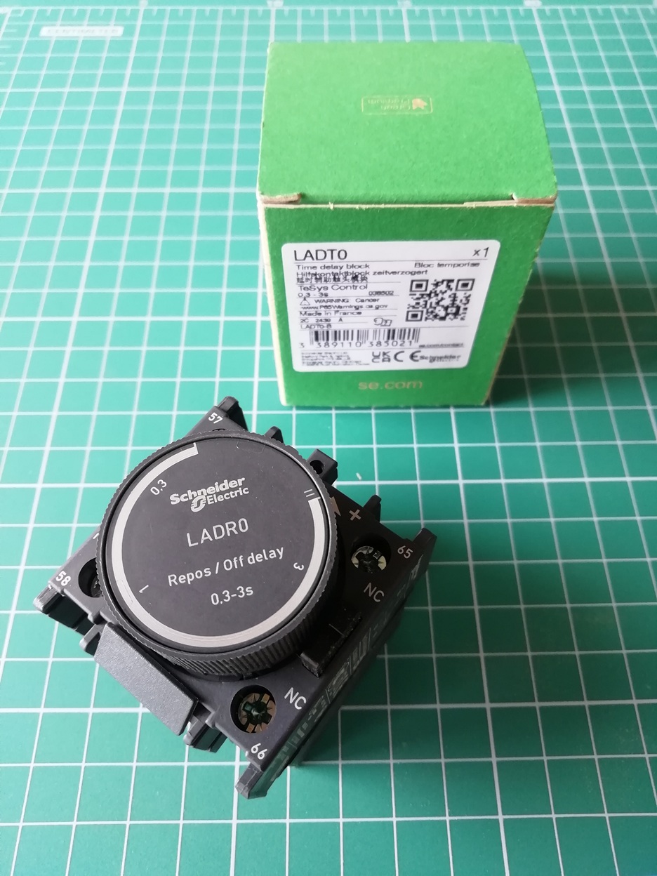 ДОП.КОНТ.ВЫД.ВРЕМ.ОТКЛ 0,3…3С, ВИНТ.ЗАЖ.