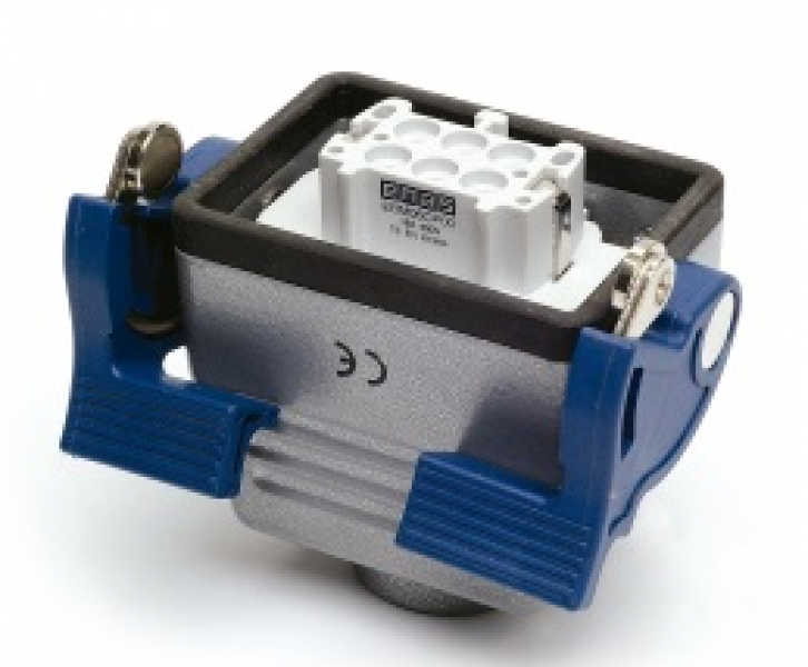 Кожух с гнездом металлический, 6 полюсов, 16A, верхний ввод (PG 16), IP65 EBM06PU32