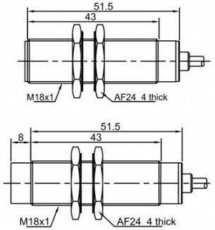 LANBAO LR18XBF05DPOW Индуктивный датчик