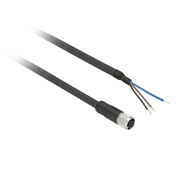 КАБЕЛЬНЫЙ ГНЕЗДОВОЙ РАЗЪЕМ M8, 3 pins, cable PUR 5 м XZCP0566L5