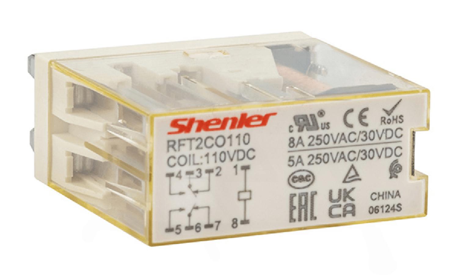 Реле RFT2CO110, 2CO, 8A(250VAC/30VDC), 110VDC