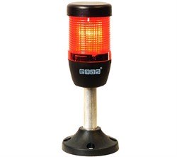 Сигнальная колонна 50 мм, красная, 24 В, светодиод LED алюм.патрубок 100 мм