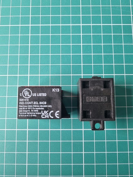 Блок контактов концевого выключателя, 1НЗ+1НО, мгновенное сраб. (240В AC, 3А) LK20K13