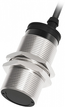 LANBAO PR30-DM5DPR Рефлекторный датчик 5 м, инфракрасный свет светодиод (880нм), PNP, NO+NC, 10…30 DC, никелированная латунь, цилиндрический, кабель, IP67