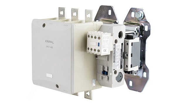 Контактор UKC1-400-22-400AC, 3P, 400A(AC-3), 500A(AC-1), 250kW(400VAC), Uк=380-450VAC, 2NO+2NC