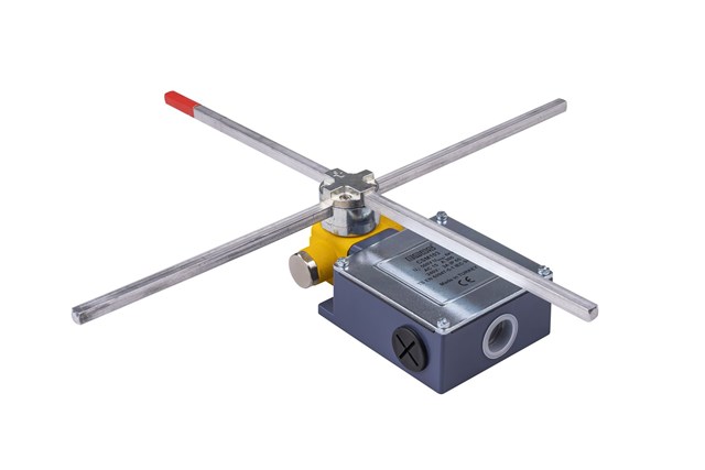 Концевой выключатель с приводом 300мм, угол поворота 360° (без ограничений), металлический корпус (400В, 25А), IP65 CSM103