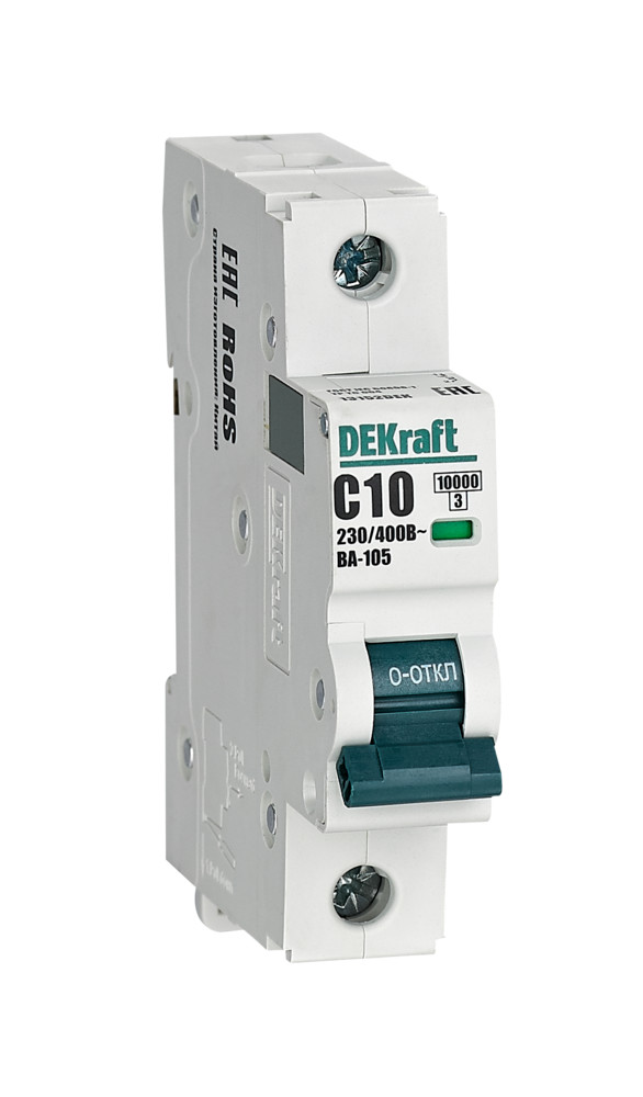 Авт. выкл. 1P 10A х-ка C ВА-105 10кА