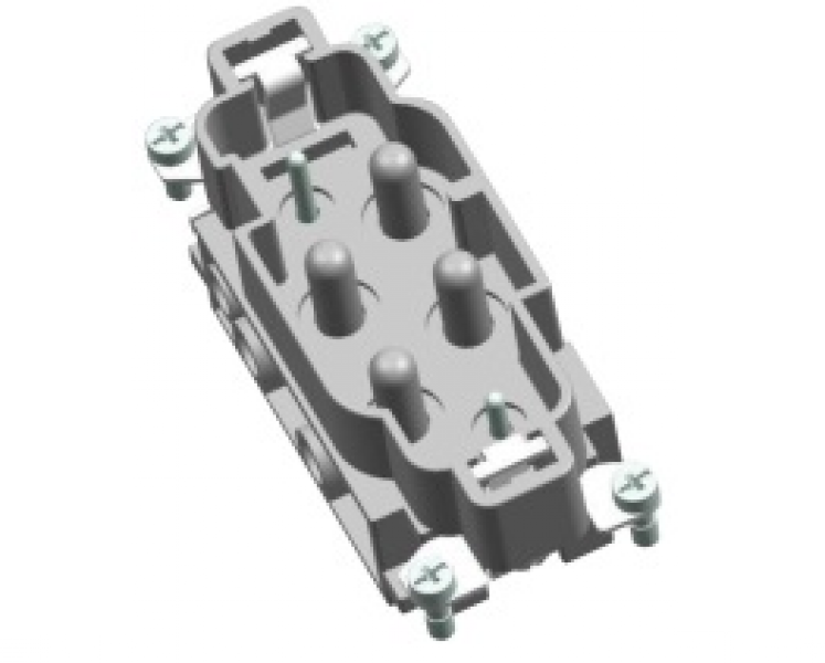 EBM806CF00 Штепсель 6 полюсов 4х80А+2х16А EBM806CF00