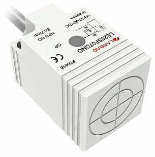 LANBAO LE25SN10DLO Индуктивный датчик 2-х проводный DC NO Sn=10 мм Кабель 2м