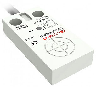 LANBAO LE50SN08DNO индуктивный датчик 25x10x50мм NPN NO 8мм кабель 2м