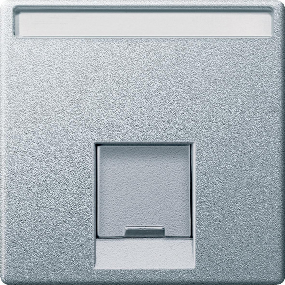 MERTEN ЦЕНТР.ПЛАТА для розетки SE RJ45 1пост, АЛЮМИНИЙ, SM