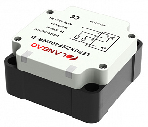 LANBAO LE80XZSN50DNR-E2 индуктивный датчик 40x80x104мм NPN NO+NC Sn=50мм разъем M12