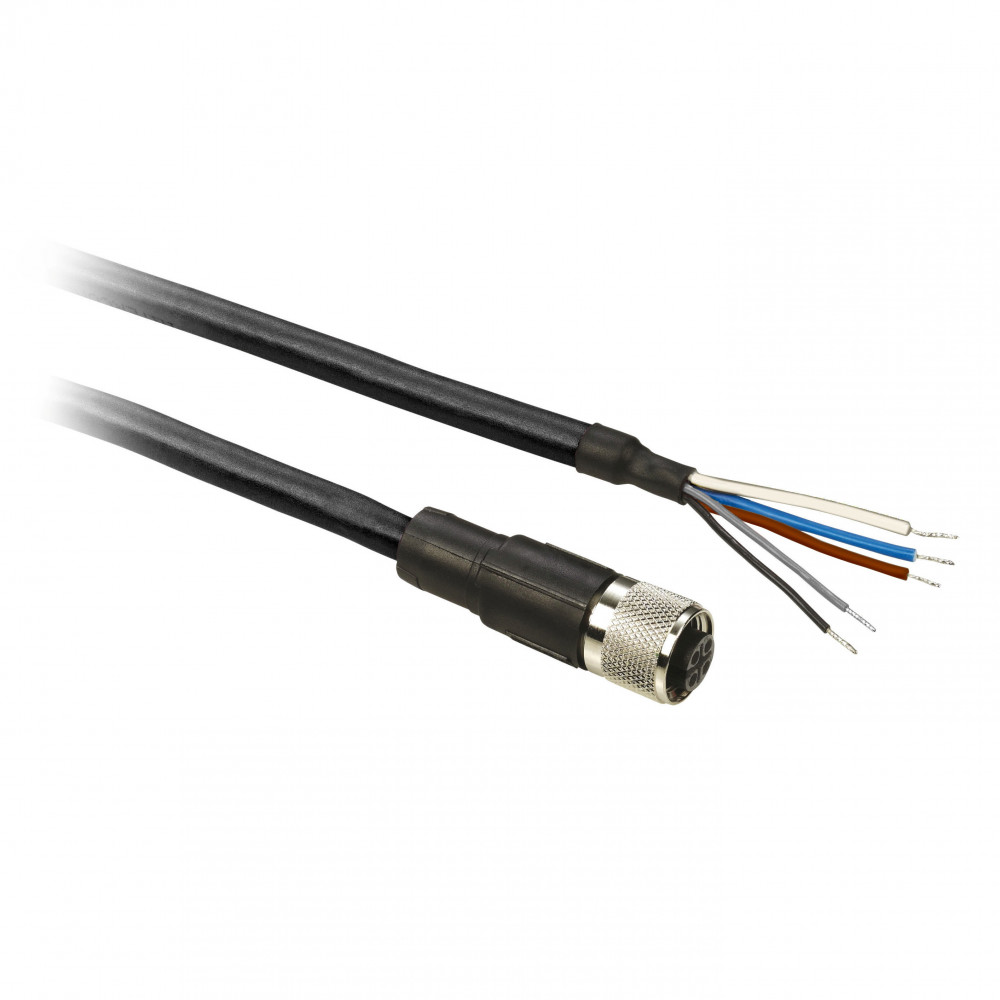 Кабель с коннектором М12,5 PIN, 5М, разъем прямой