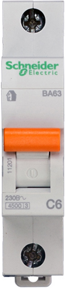 АВТ. ВЫКЛ. ВА63 1П 6A C