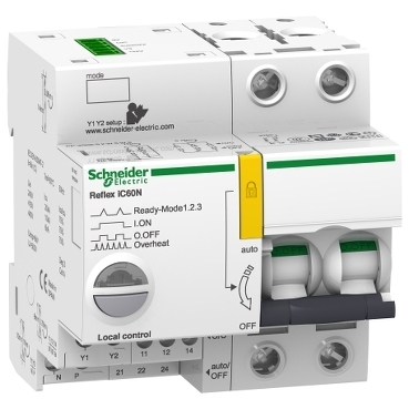 АВТОМАТИЧЕСКИЙ ВЫКЛЮЧАТЕЛЬ REFLEX iC60N 2П 25A C Ti24