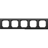 MERTEN M-Plan РАМКА 5 постов, АНТРАЦИТ SM