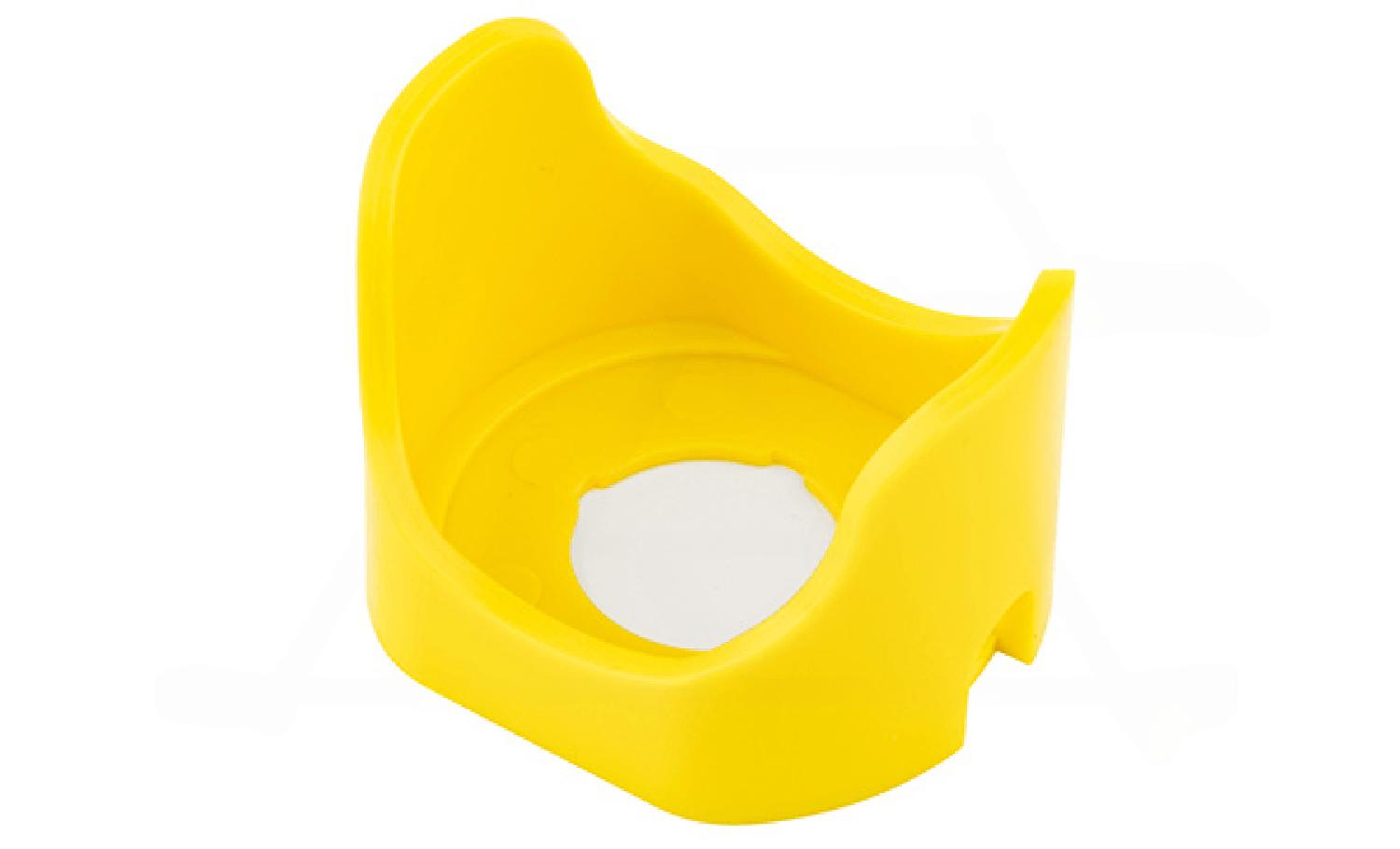 Козырек защитный от случайных нажатий, желтый, для одинарных кнопок 22mm