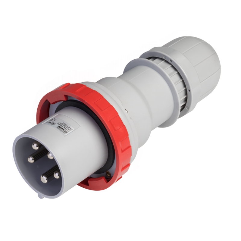 Разъем пром. силовой CEE кабельный, штекер, 63A, 3P+N+E 6h, 346_415VAC 50/60Hz, IP66/IP67/IP69, серия OPTIMA