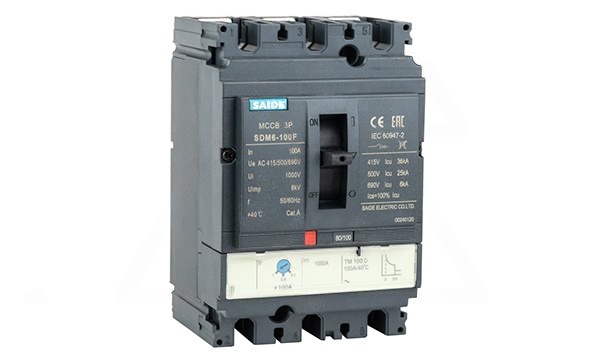 Авт. выключатель SDM6-160L 3P, In=160A, TMD, Ir=0.8_1In, Ii=10In, Icu/Ics=50kA/400V