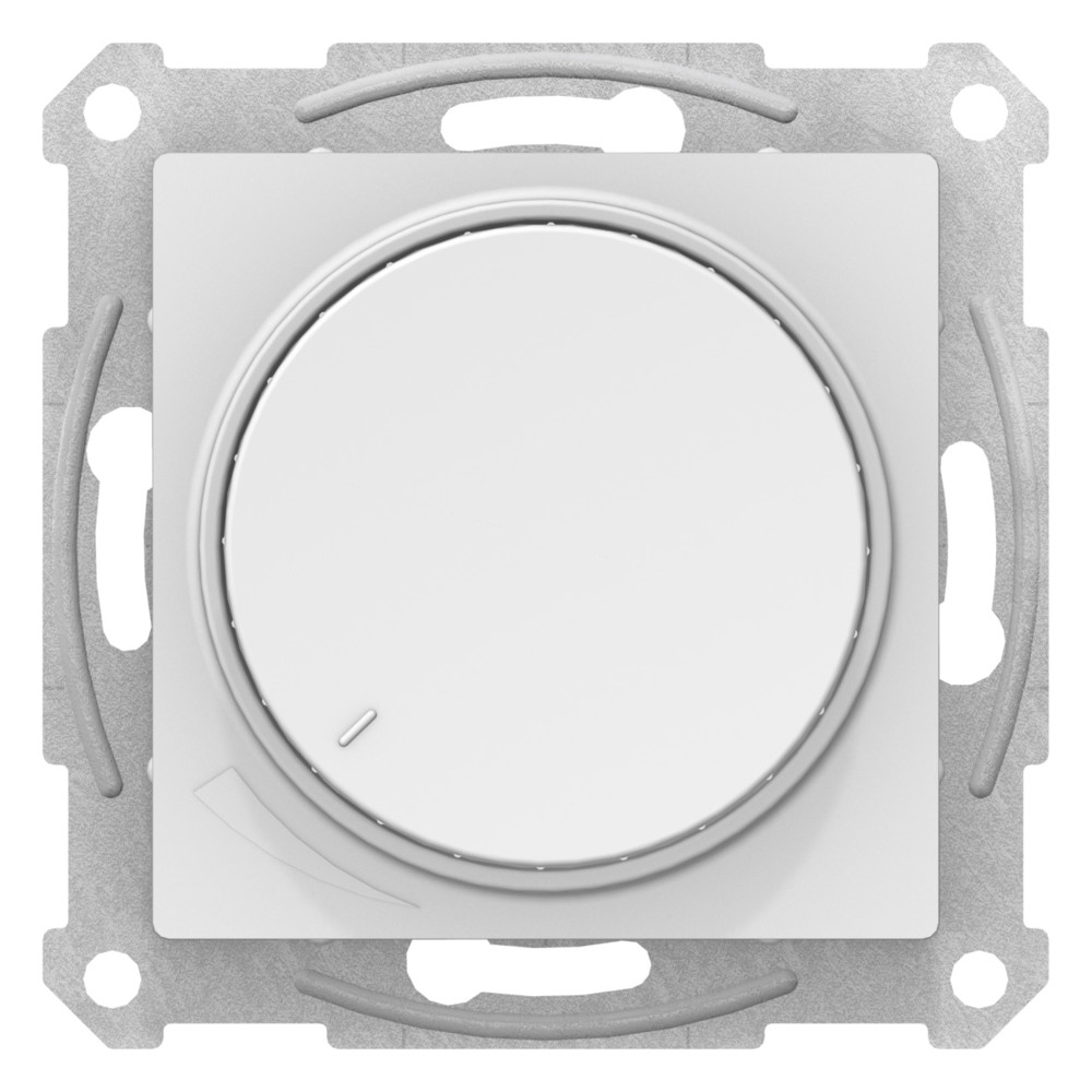 ATLASDESIGN СВЕТОРЕГУЛЯТОР (диммер) поворотно-нажимной, LED, RC, 400Вт, механизм, ЛОТОС