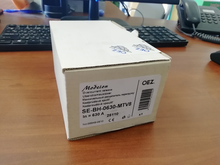 Расцепитель максимального тока SE-BH-0630-MTV8 характеристика моторная M, In 630 A, настройка IR 250 - 630 A, для BH630