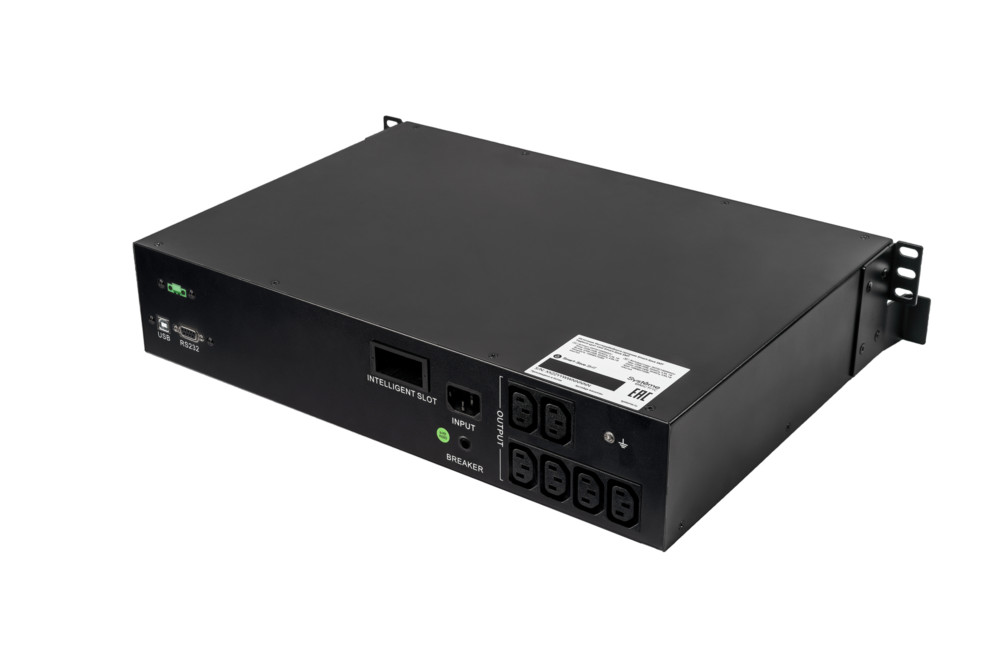 ИБП Smart-Save SMT Systeme Electric 1000 ВА RM 2U AVR 6 C13 230 В SmartSlot