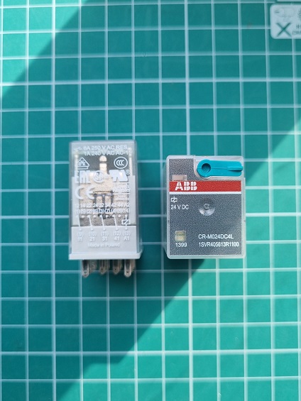 Реле CR-M024DC4L 24B DC 4ПК (6A), СИД индикация