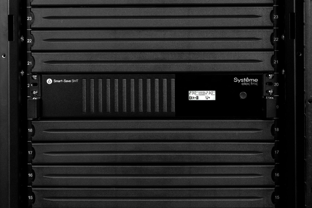 ИБП Smart-Save SMT Systeme Electric 1000 ВА RM 2U AVR 6 C13 230 В SmartSlot