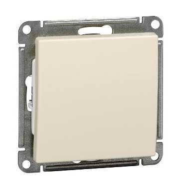 W59 1-клавишный ПЕРЕКЛЮЧАТЕЛЬ, сх.6, 10АХ, механизм, СЛОНОВАЯ КОСТЬ
