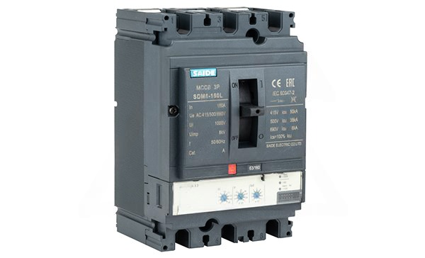 Авт. выключатель SDM6-160L 3P, In=160A, ML2.2, Ir=0.4_1In, Ii=2400A, Isd=1.5_10Ir,  Icu/Ics=50kA/400V