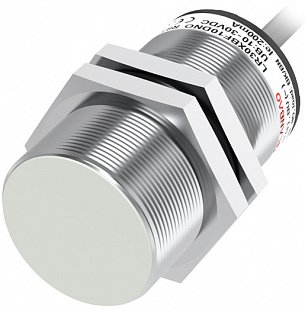 LANBAO LR30XBF10DPC Индуктивный датчик 10 мм, цилиндрический, заподлицо, 10…30 DC, PNP, NC, никелированная латунь, кабель, IP67