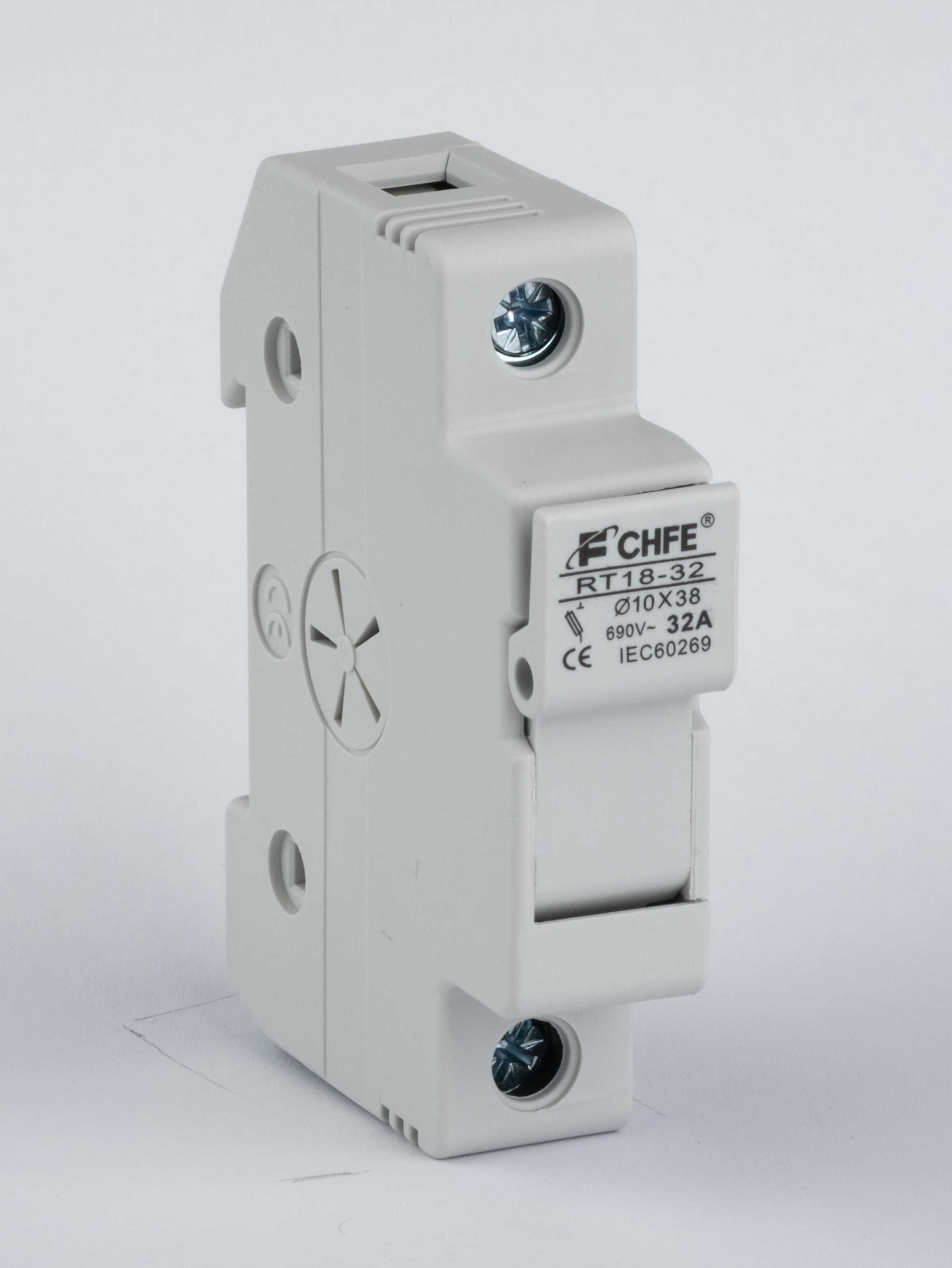 Держатель вставок плавких цилиндр., 1P, 32A, 690VAC, 10x38mm, 1M