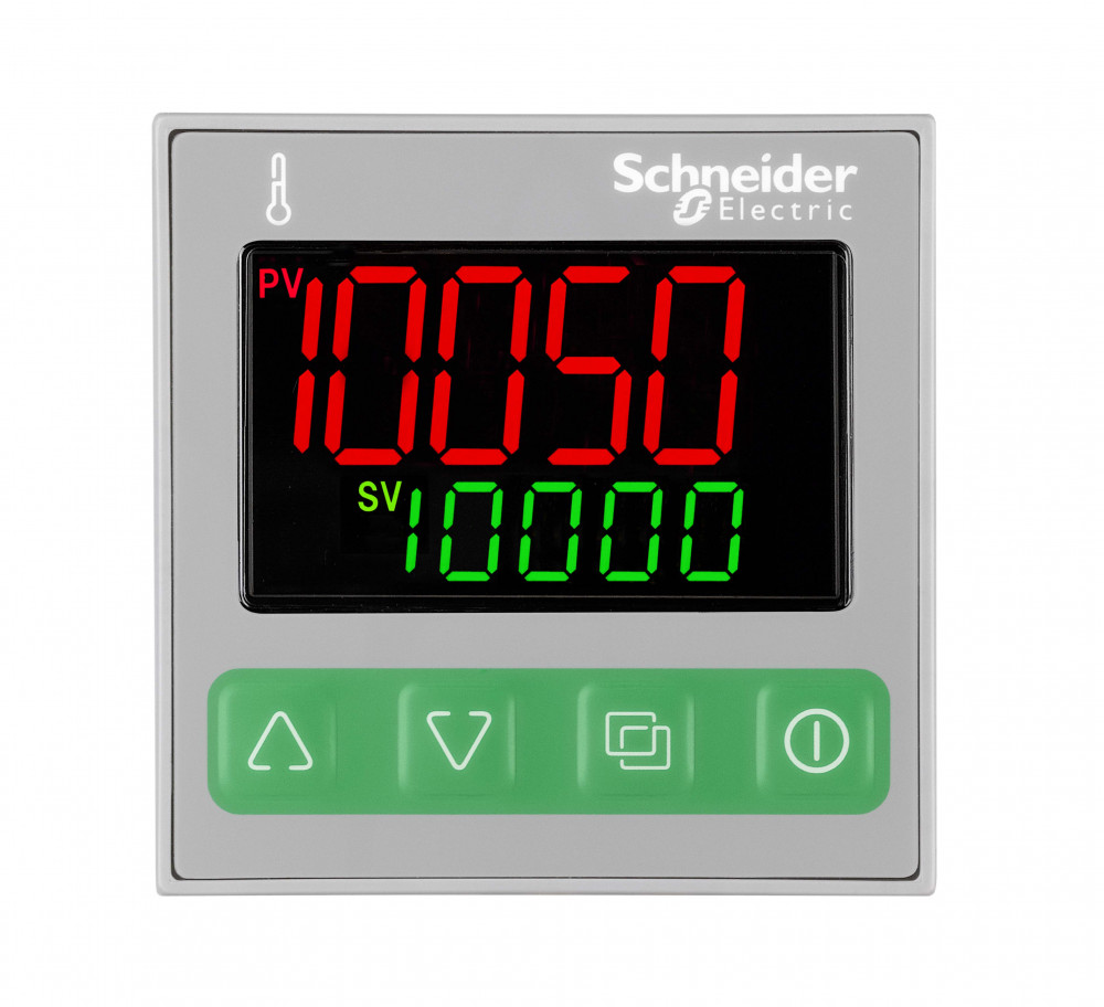 ТЕМП. КОНТ., 48 x 48, УНИВ. ВХ., 1 АВАР. ВЫХ., 2 ТТР, MODBUS, 24 V AC\DC