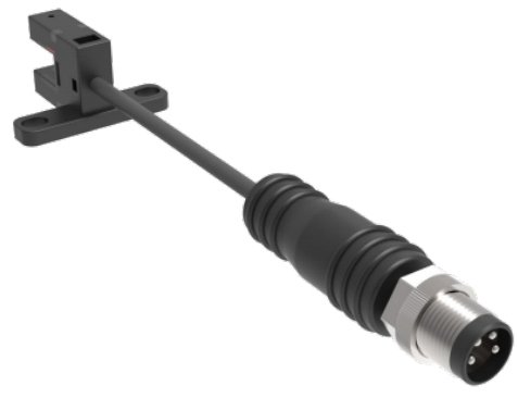 LANBAO PU05M-TGPR-T-F4 Оптический щелевой 5 мм, инфракрасный светодиод, PNP, NO/NC, 5...24 DC, PBT,
