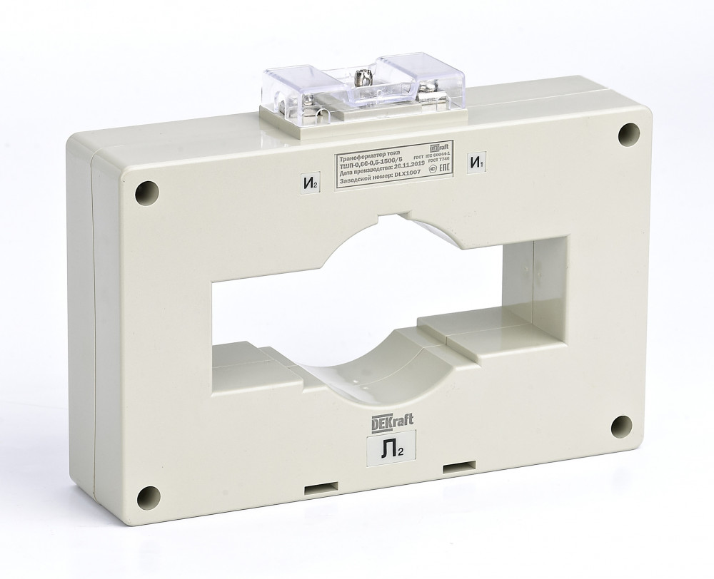 Трансформатор тока ТШП-0,66 0,5 4000/5 20ВА, диаметр 120мм