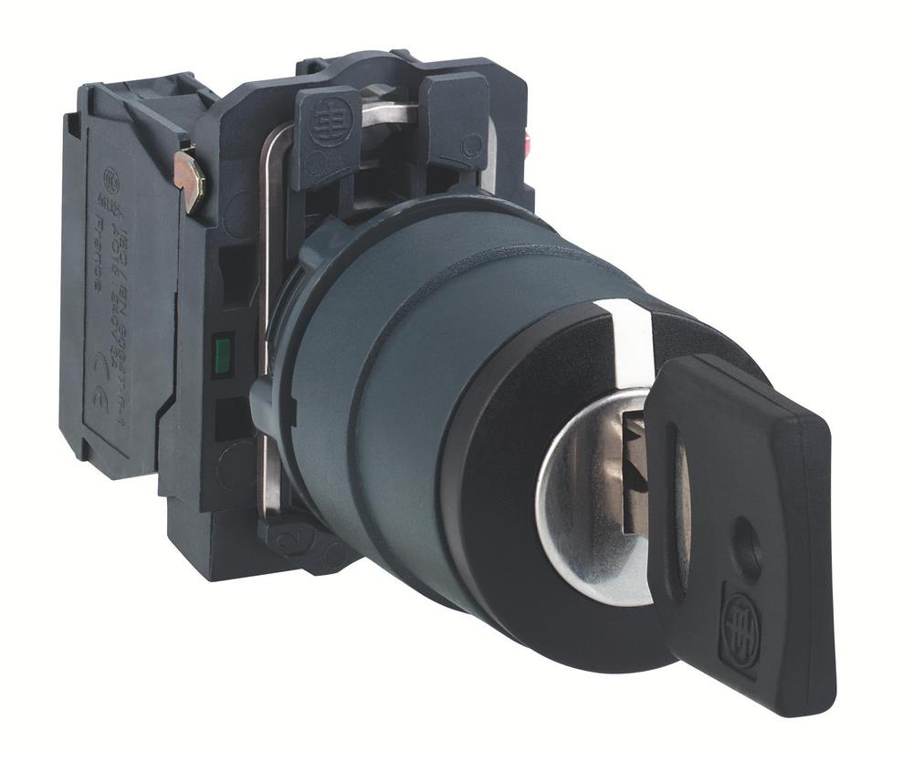 ПЕРЕКЛЮЧАТЕЛЬ 22ММ 3 ПОЗИЦИИ С КЛЮЧЕМ XB5AG03