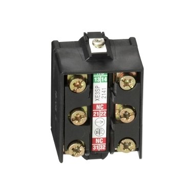 Контактный блок мгновенного действия 1 Н.О. + 2 Н.З.