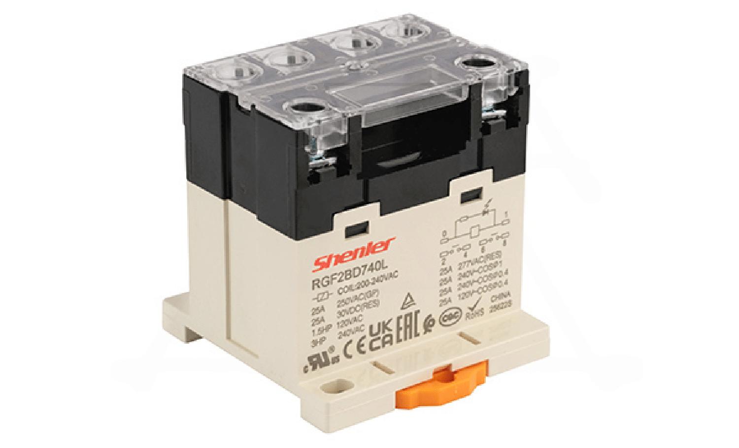 Реле RGF2BD740L, 2NO, 25A(277VAC/30VDC), 200-240VAC, LED