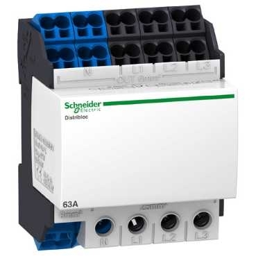 РАСПР.КОЛОД. DISTRIBLOC 63A,ВВОД СНИЗУ